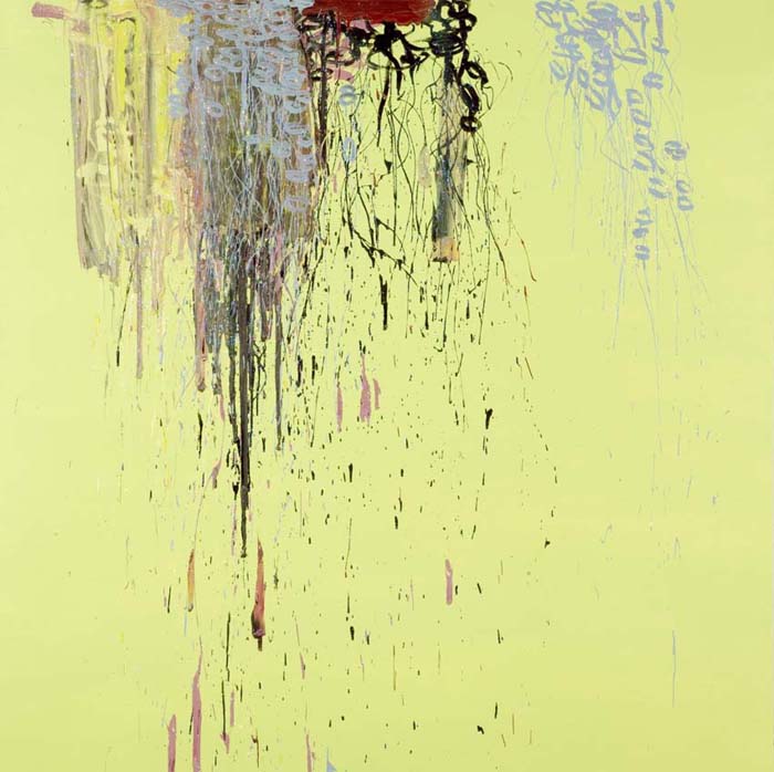 XO, Marilyn, 2008, oil on canvas with crystallina powder, 72x72in